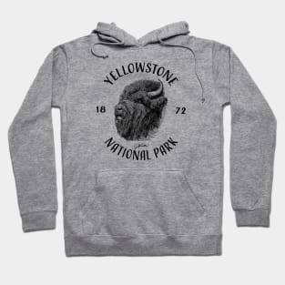 Yellowstone National Park, Tough Old Bison Hoodie